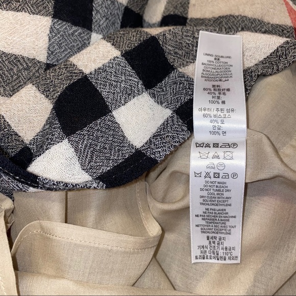 SOLD - NWT Burberry Girls House-Check Dress - Picture 9 of 13